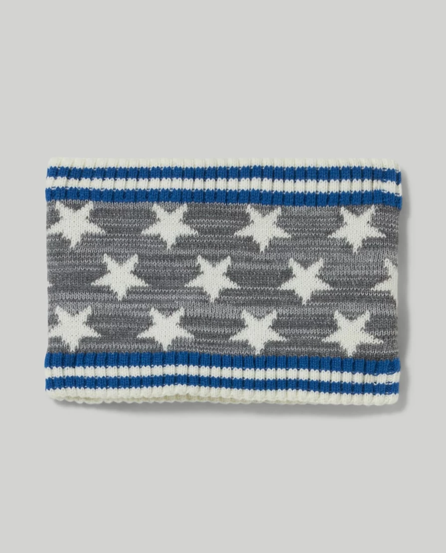 Blukids Children's Jacquard Tricot Neck Warmer - Soft Knit Winter Scarf for Kids