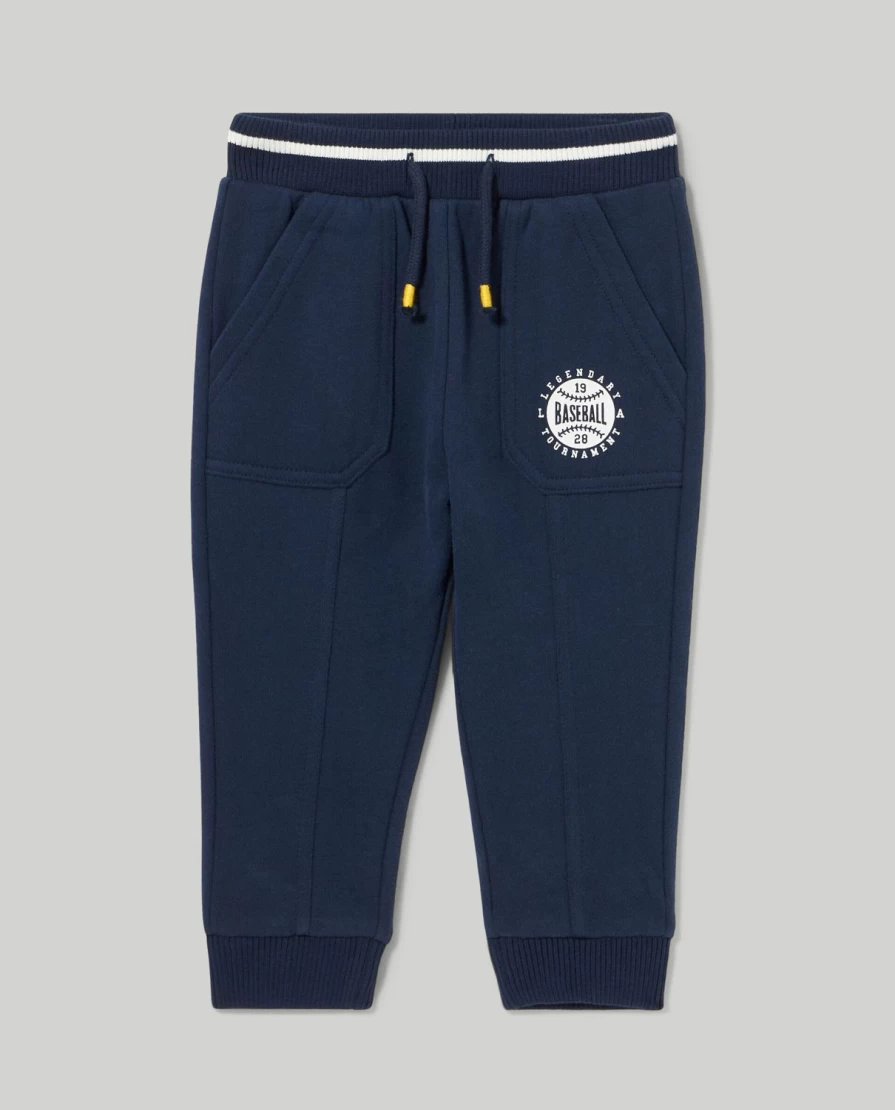 Blukids Pure Cotton Jogger Pants for Newborn Babies - Soft & Comfortable