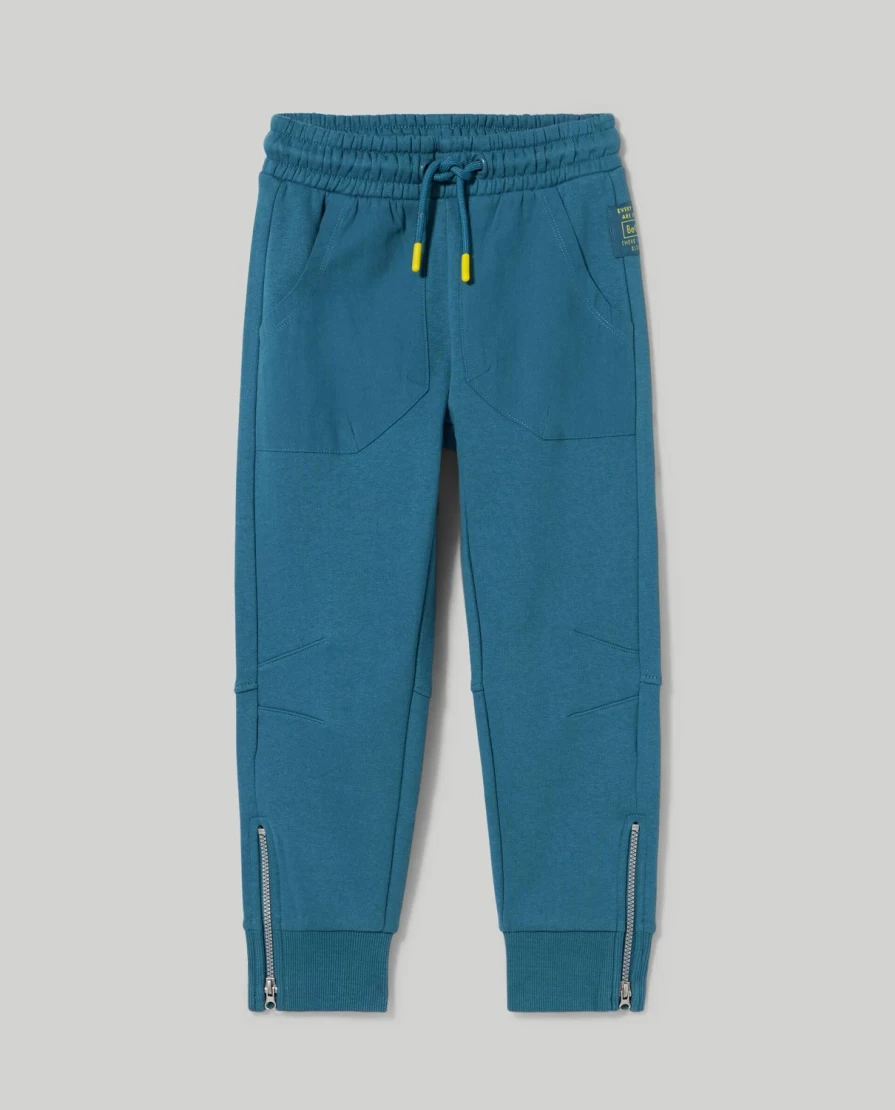 Blukids Children's Jogger Pants with Zip Bottom for Comfort and Style