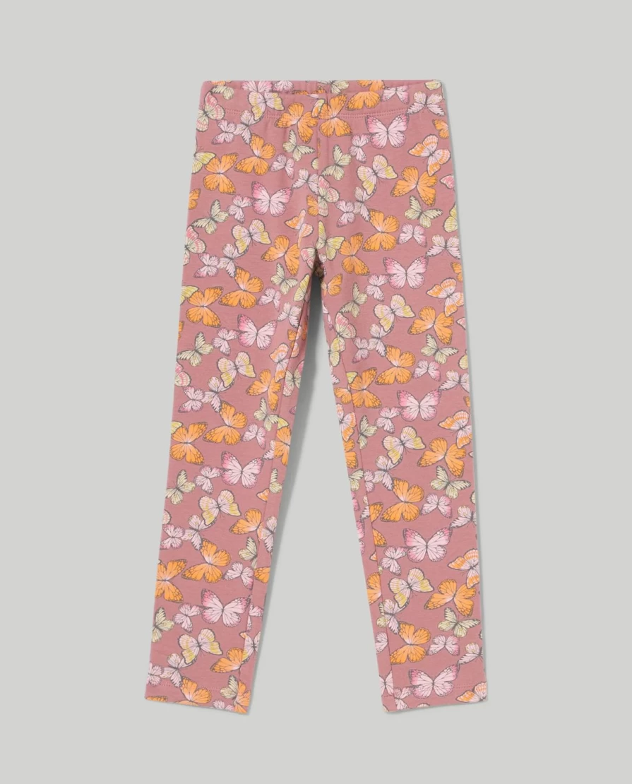 Blukids Girls' Stretch Cotton Fleece Leggings for Kids - Soft Warm Comfortable Winter Pants