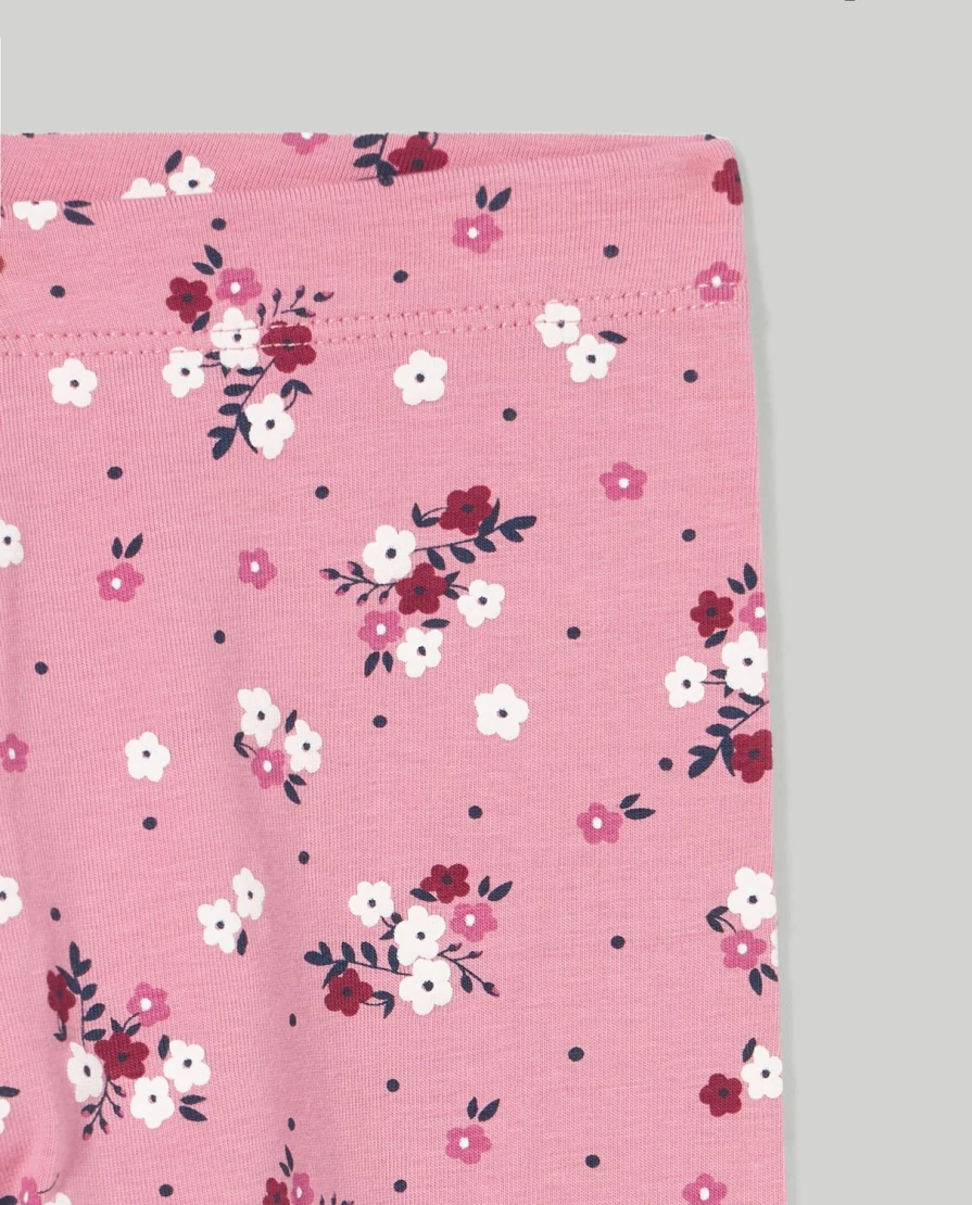 "Blukids Girls' Stretch Fleece Print Leggings for Children"