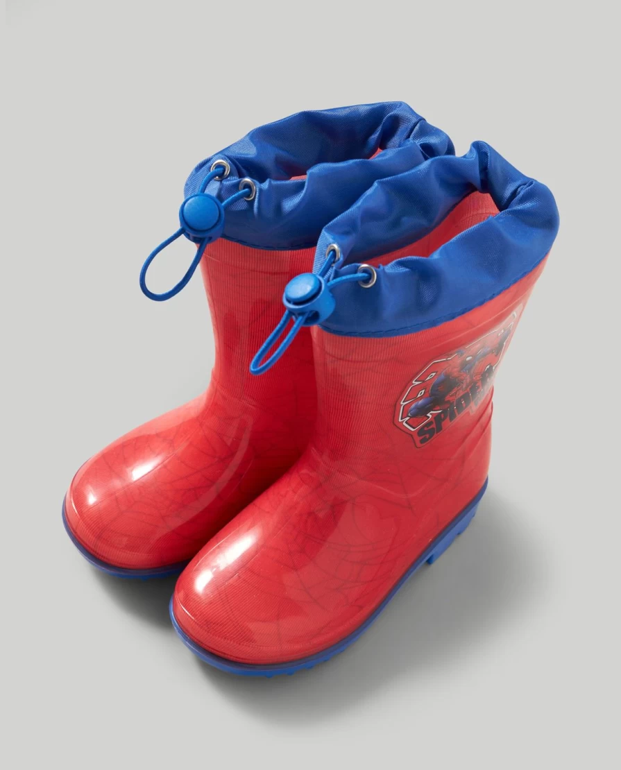 Blukids Spider-Man Kids Waterproof Rain Boots for Boys and Girls