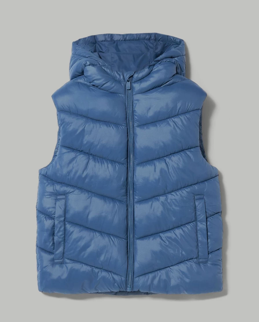 Blukids Children's Sleeveless Padded Jacket - Warm Quilted Vest for Kids
