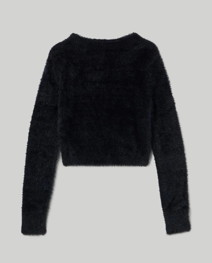 "Blukids Youth Tricot Fur Effect Yarn Sweater for Girls"