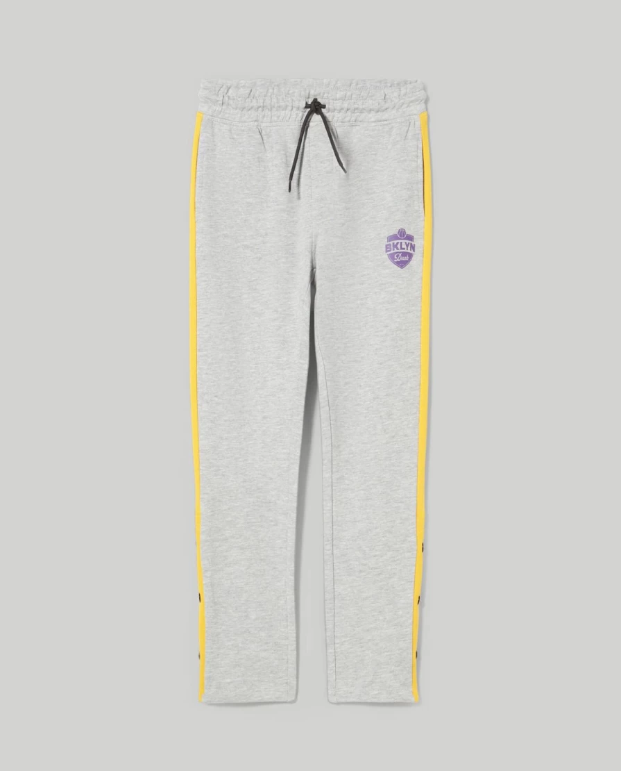 Blukids Youth Boys' Melange Cotton Joggers - Comfortable Casual Pants for Kids