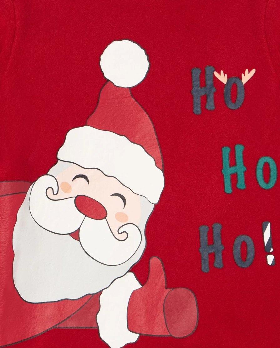 Blukids Kids' Christmas Family Matching Fleece Pajamas - Cozy Holiday Sleepwear for Girls & Children