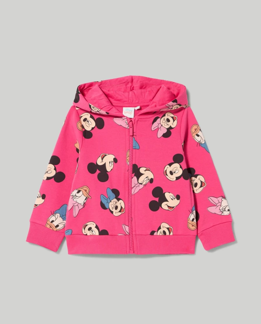 Blukids Newborn Baby Girls Full Zip Hooded Sweatshirt - Soft & Cozy Pullover Jacket