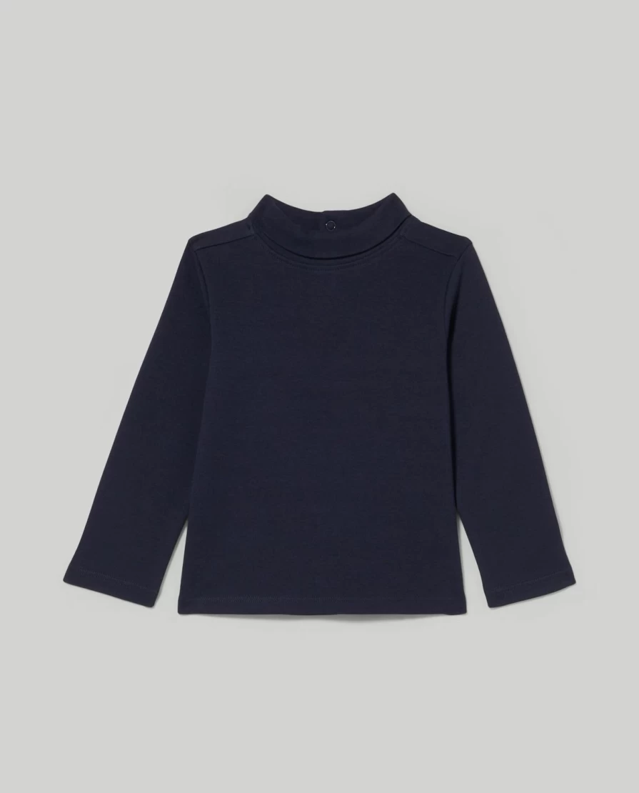 Blukids Newborn Baby Boy's Soft Cotton Turtleneck T-Shirt