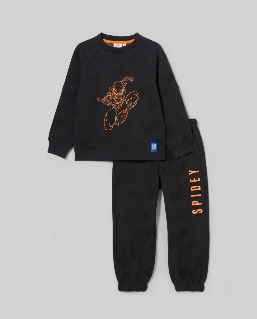 Blukids Marvel Superhero Boys Jogging Set - Kids Comfortable Sweatshirt & Pants Outfit