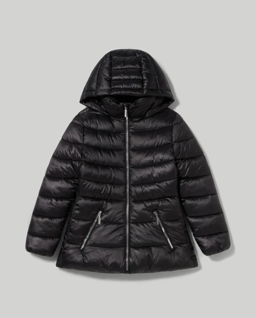 Blukids Youth Recycled Padded Jacket for Girls - Eco-Friendly Warm Coat
