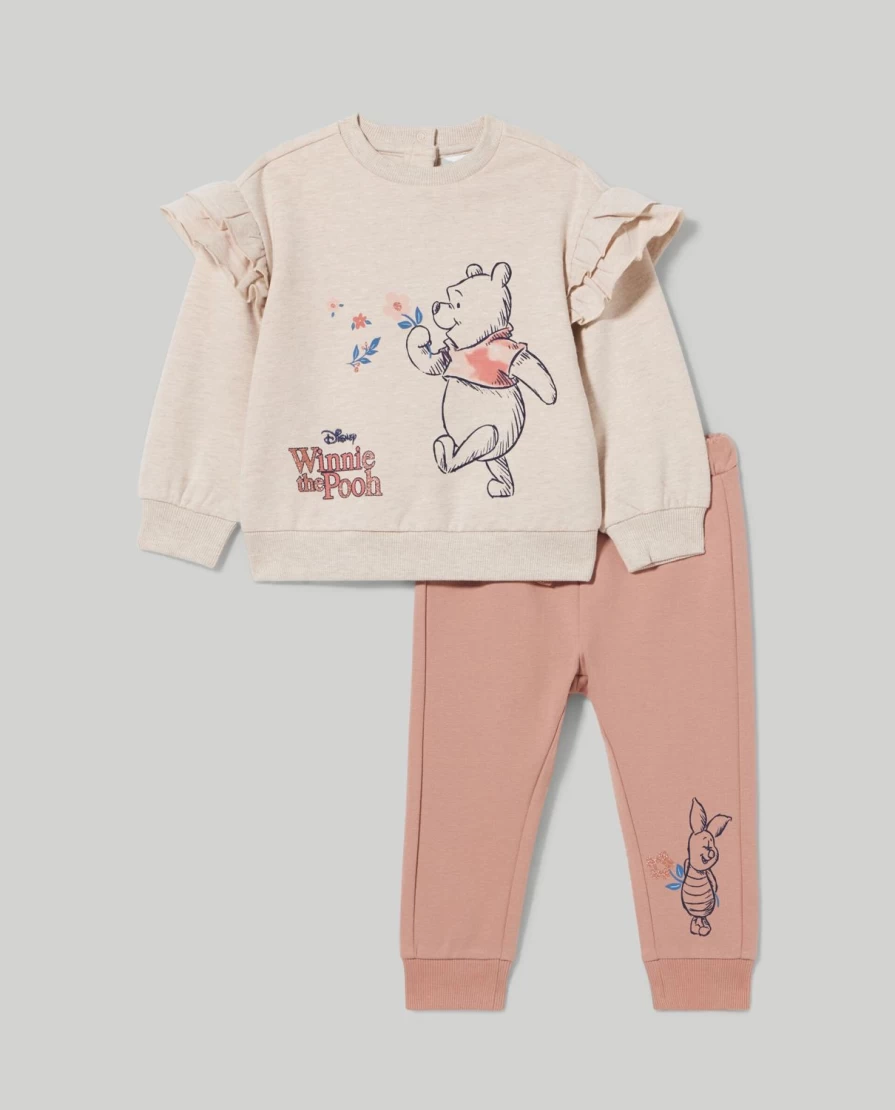 Blukids Newborn Winnie Baby Jogging Set - Soft & Comfortable Outfit for Infants