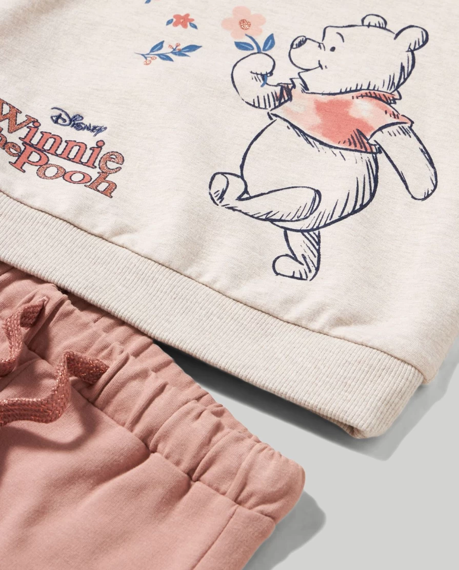 Blukids Newborn Winnie Baby Jogging Set - Soft & Comfortable Outfit for Infants