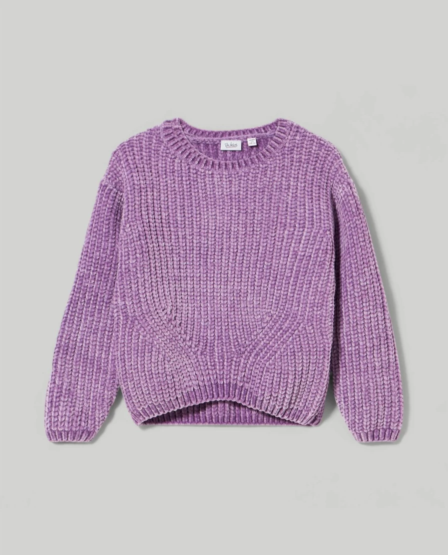 "Blukids Chenille Tricot Soft Knit Fabric for Children's Clothing - Girls' Comfortable & Durable Material"