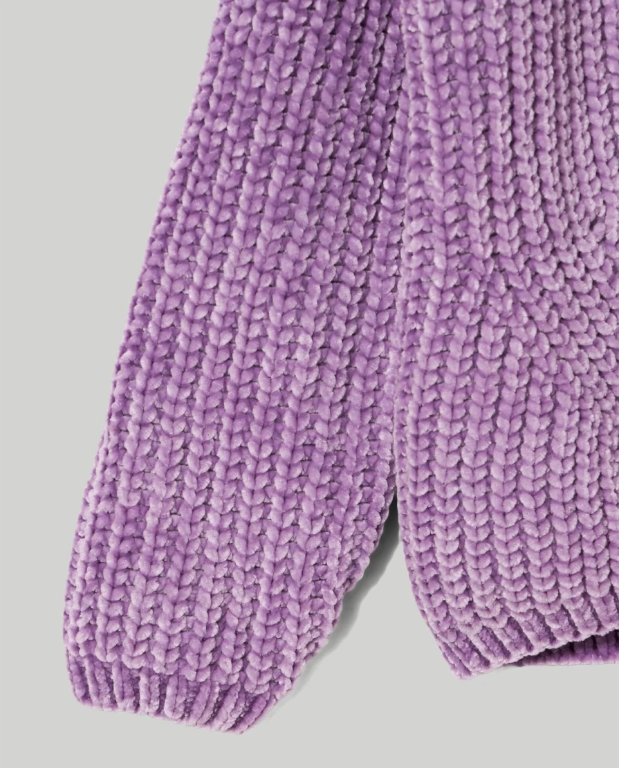 "Blukids Chenille Tricot Soft Knit Fabric for Children's Clothing - Girls' Comfortable & Durable Material"