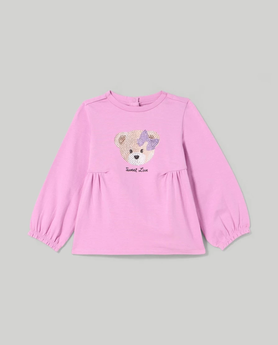 Blukids Newborn Baby Girl Long Sleeve Cotton T-Shirt - Soft Comfortable Bodysuit