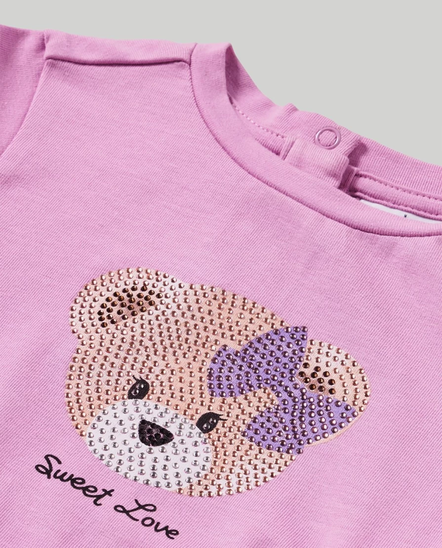 Blukids Newborn Baby Girl Long Sleeve Cotton T-Shirt - Soft Comfortable Bodysuit