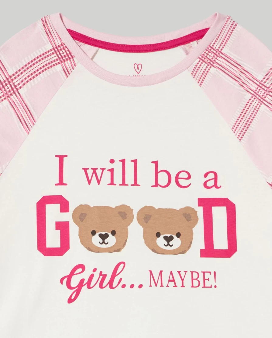 Blukids Youth Long Pure Cotton Pajamas for Girls - Comfortable Sleepwear