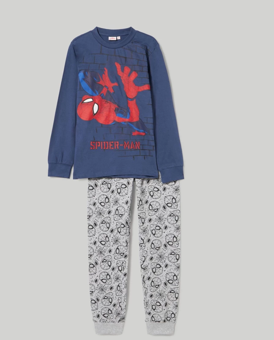 "Blukids Boys' Comfortable Long Cotton Pajamas for Children – Soft Sleepwear"