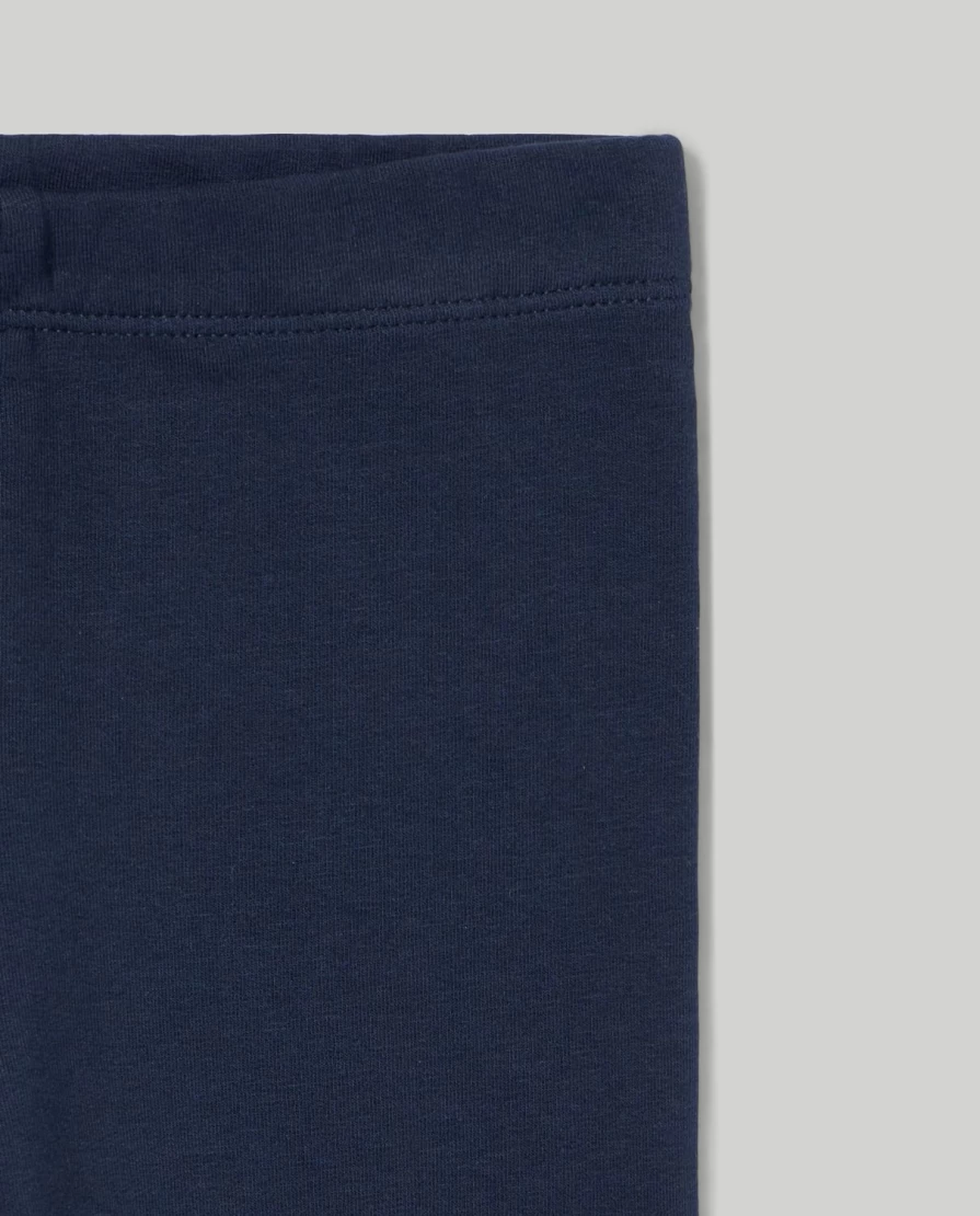 Blukids Girls' Stretch Cotton Fleece Leggings for Kids - Soft Winter Warm Pants