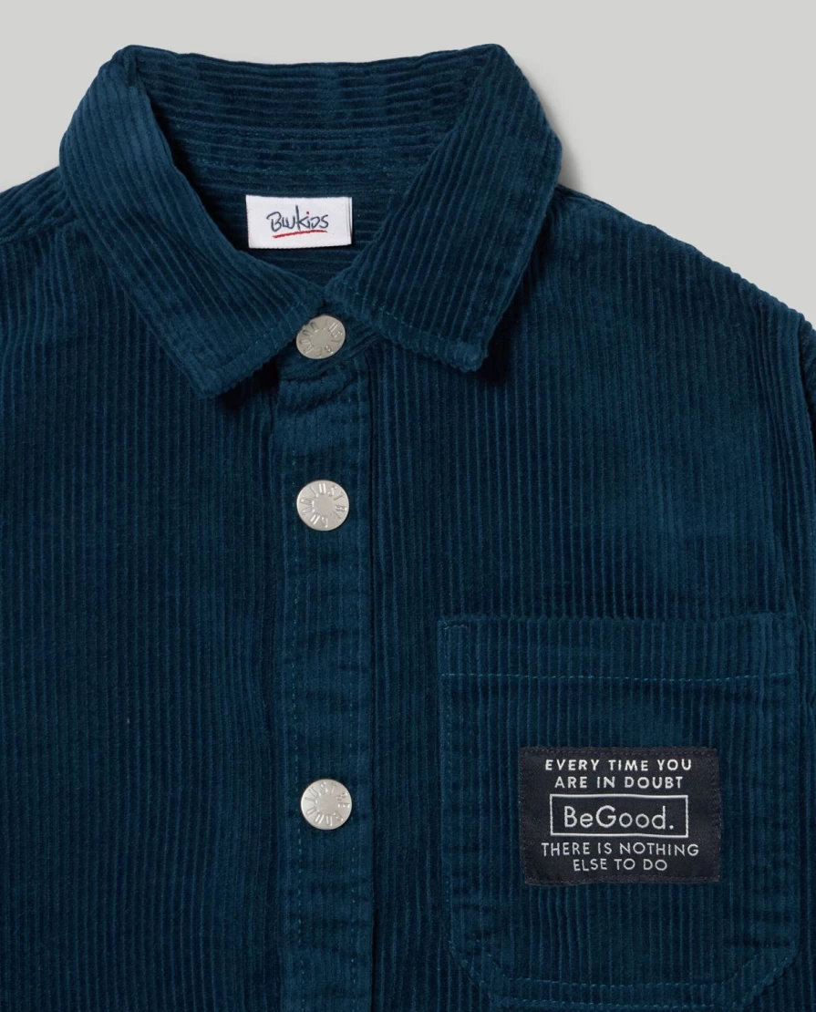 Blukids Kids' Corduroy Shirt for Boys & Girls - Comfortable & Stylish Children's Top