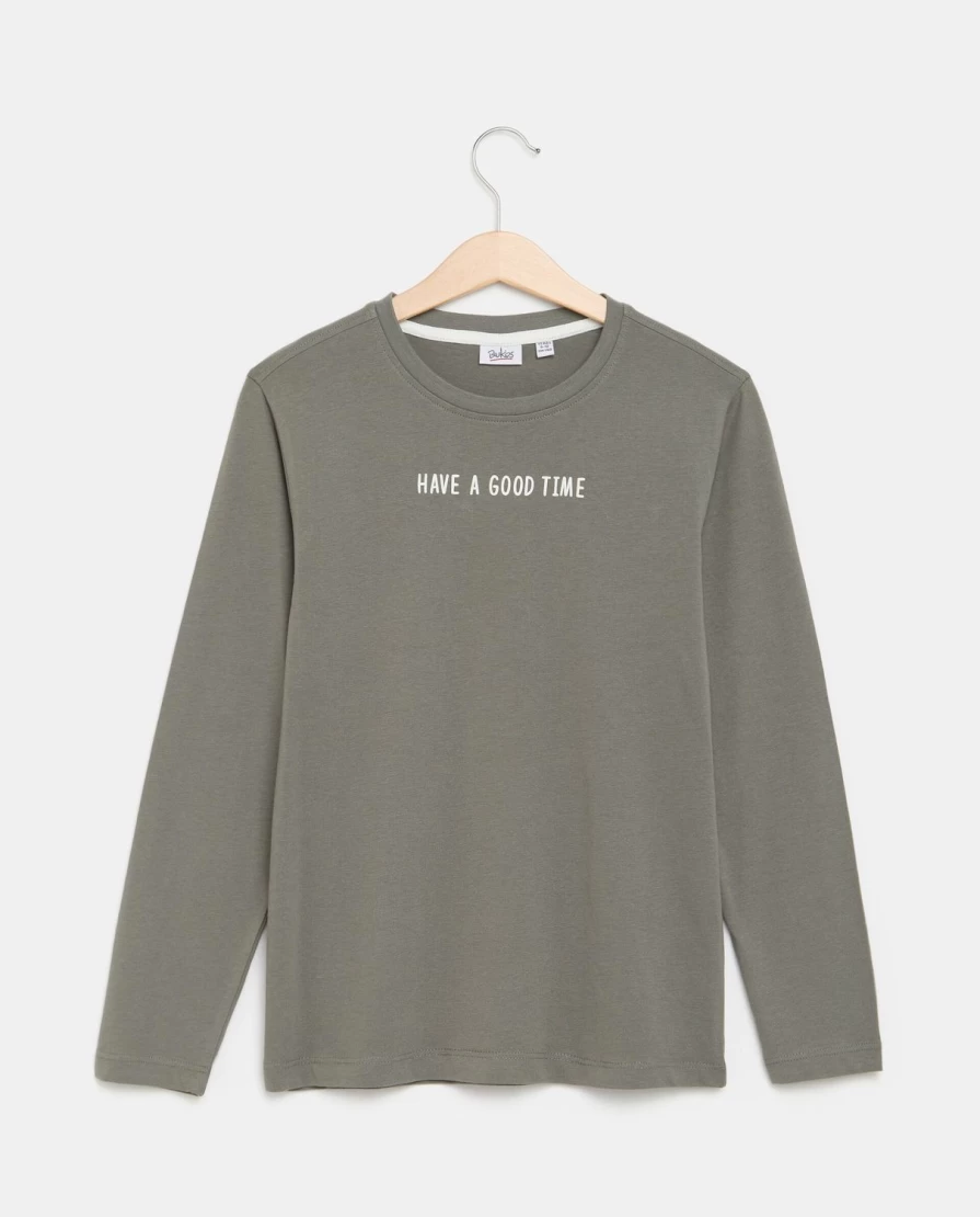"Blukids Youth Pure Cotton Crew-Neck Printed T-Shirt for Boys"