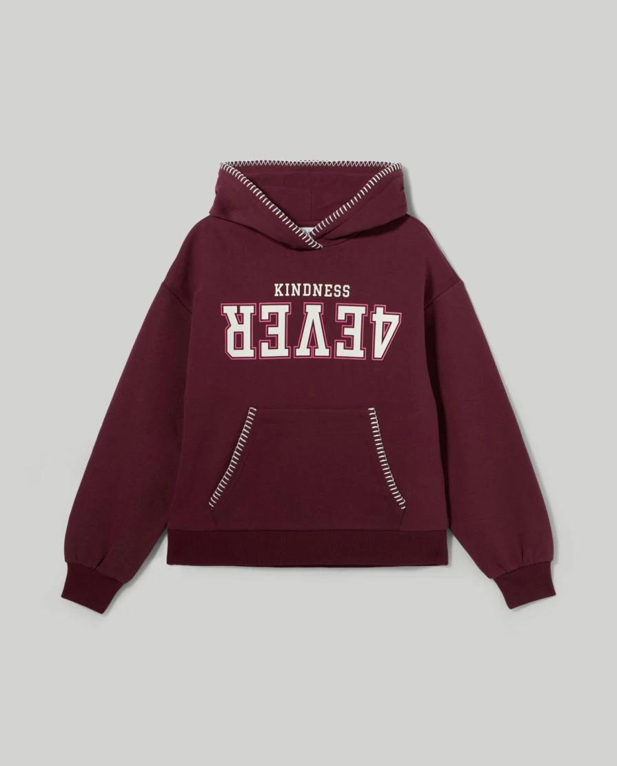 Blukids Youth Brushed Hooded Sweatshirt for Girls - Soft & Comfortable Pullover